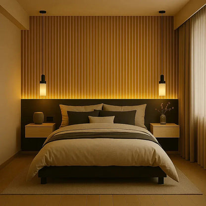 Premium-Holzflexpaneel – Verwandeln Sie Ihren Raum in wenigen Minuten (2,7 m × 1,10 m) 